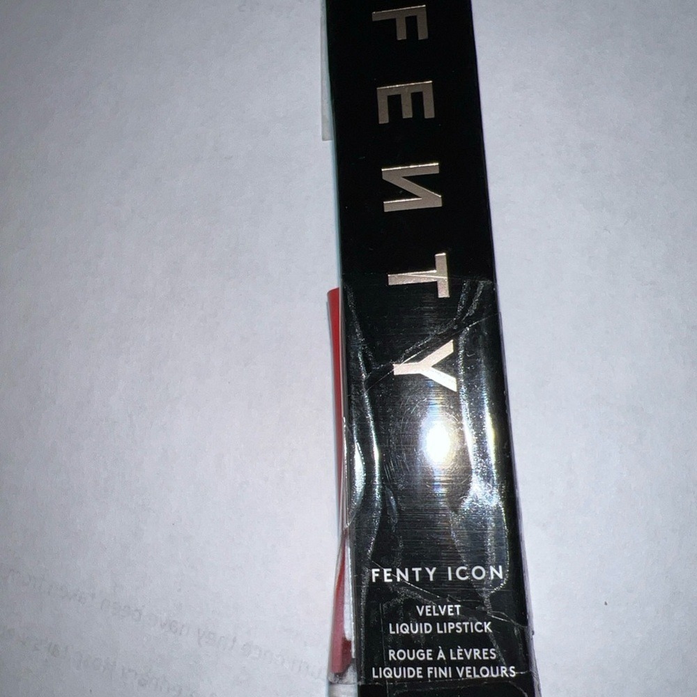 Fenty Beauty Fenty Icon Velvet Liquid Lipstick Fashion Fiend 07 Red Brown 0.19oz